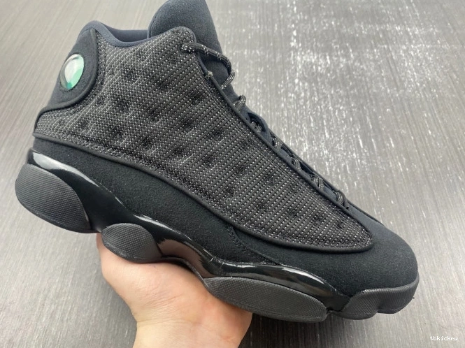 Rep TBkick 414571-011 Retro Jordan 13 Air Black Cat 0724